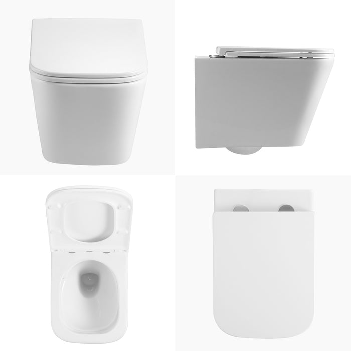 HOROW UG07S Spülrandloses Wand-WC