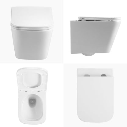 HOROW UG07S Spülrandloses Wand-WC