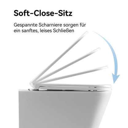 HOROW UG07S Spülrandloses Wand-WC