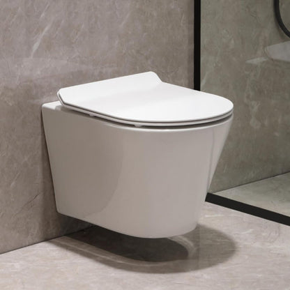 HOROW UG08R Wand-WC aus Keramik mit Soft-Close-Sitz & Nano-Beschichtung