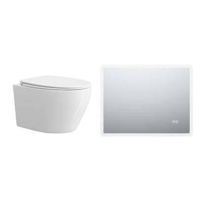 WC & Spiegel Set