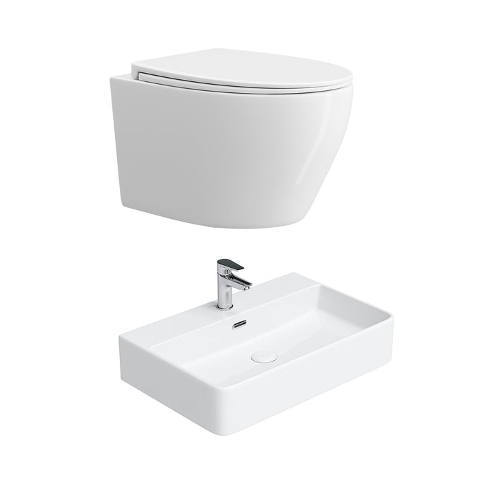 WC & Waschbecken Set
