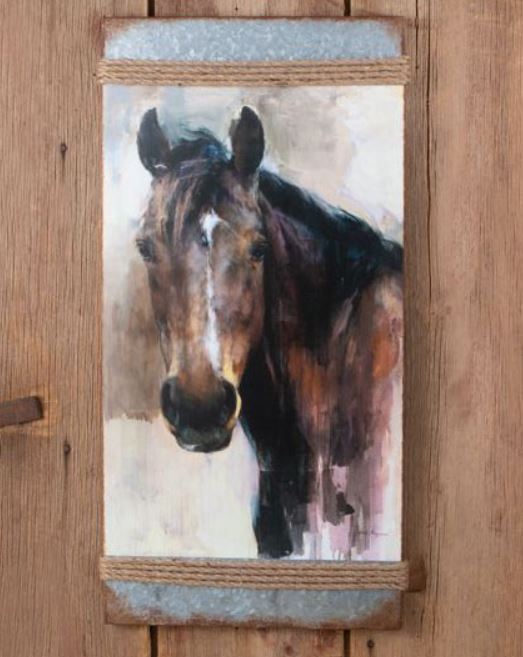 Horse Wall Decor Rope Border