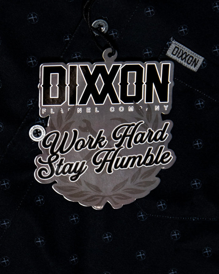 Huckster Party Shirt - Black & Grey - Dixxon Flannel Co.