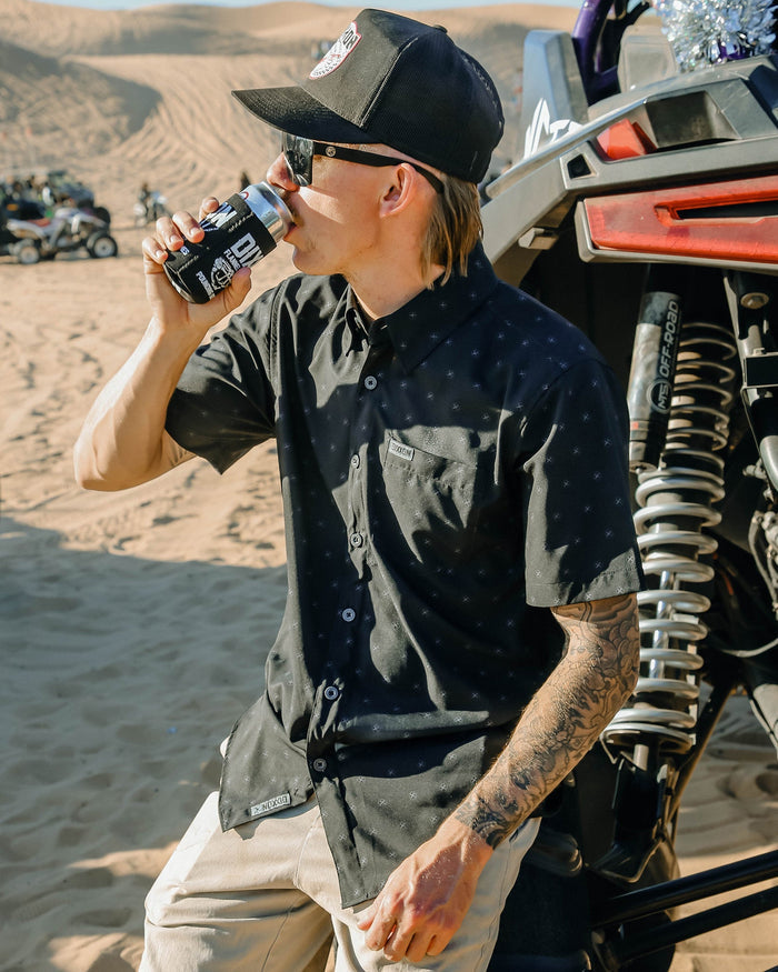 Huckster Party Shirt - Black & Grey - Dixxon Flannel Co.