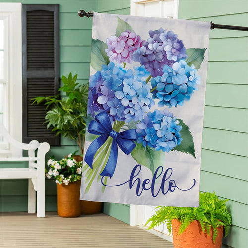 Hydrangea Bouquet Garden Flag