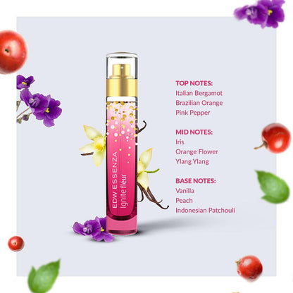 Ignite Fleur Luxury Perfume for Women, Travel Sized, Eau De Toilette, Floral & Fruity, Long-Lasting, 16ml_3