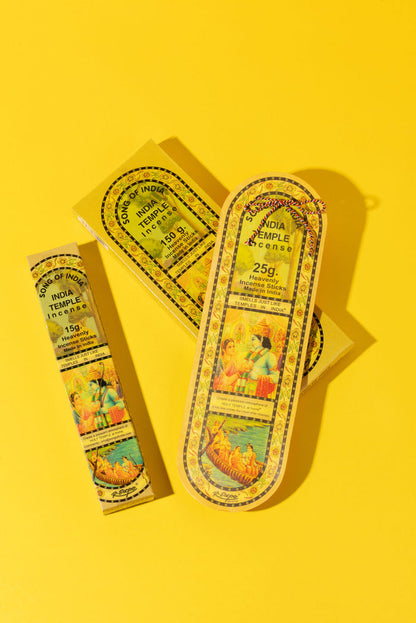 India Temple Incense Sticks - Approx 120 sticks,  150g