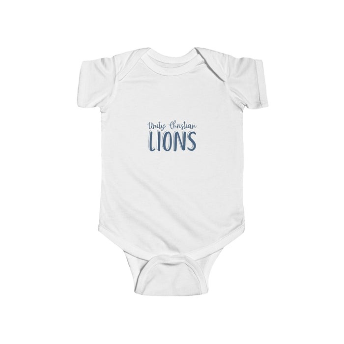 Infant Bodysuit – 'Lions' Baby Onesie (School/Team Spirit)