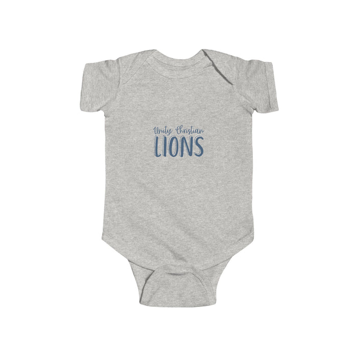 Infant Bodysuit – 'Lions' Baby Onesie (School/Team Spirit)