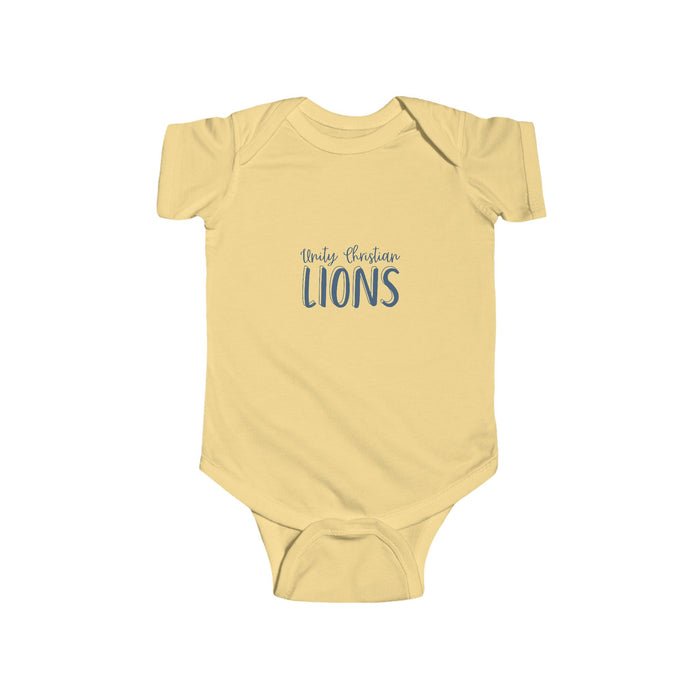 Infant Bodysuit – 'Lions' Baby Onesie (School/Team Spirit)