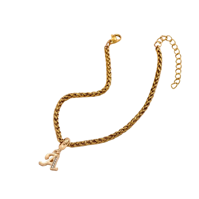 Initial Charm Bracelet – Gold & Silver 🇬🇧