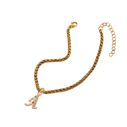 Initial Charm Bracelet – Gold & Silver 🇬🇧