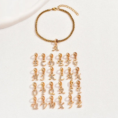 Initial Charm Bracelet – Gold & Silver 🇬🇧