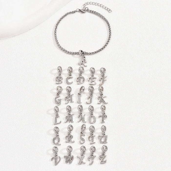 Initial Charm Bracelet – Gold & Silver 🇬🇧