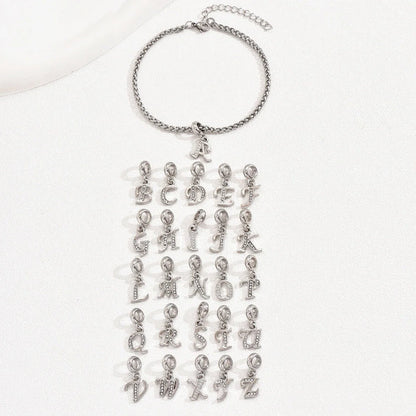 Initial Charm Bracelet – Gold & Silver 🇬🇧