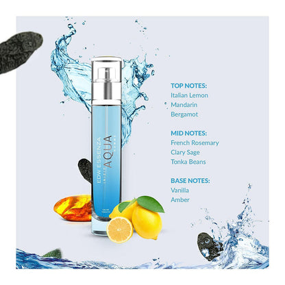 Inizio Aqua Homme Luxury Perfume for Men, Travel Sized, Eau De Toilette, Aqua & Citrus, Long-Lasting, 16ml_3