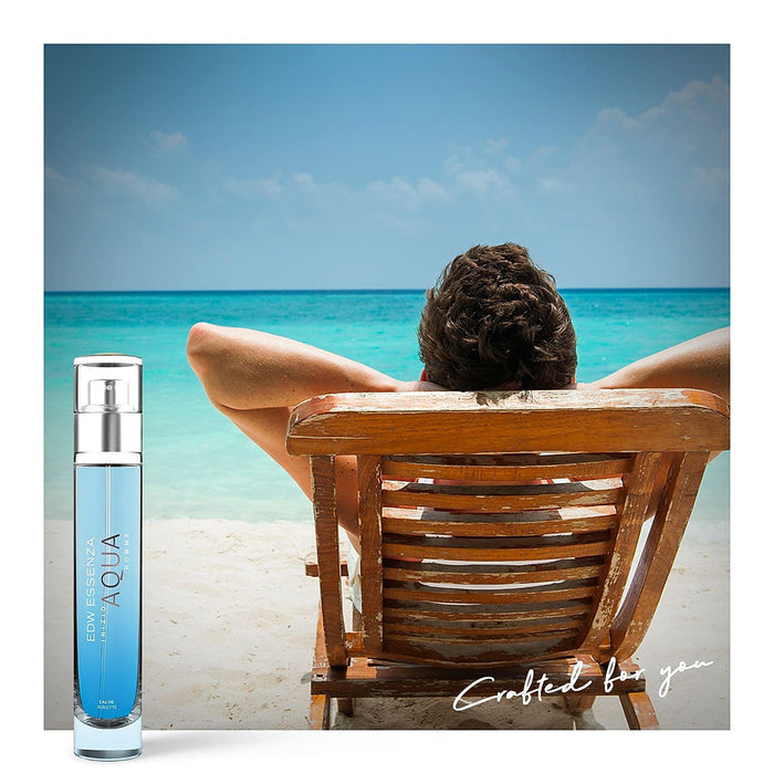 Inizio Aqua Homme Luxury Perfume for Men, Travel Sized, Eau De Toilette, Aqua & Citrus, Long-Lasting, 16ml_4