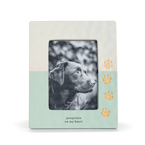 Inspired Paw Prints Ceramic Frame