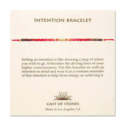 Intention Bracelet | Radiant Red