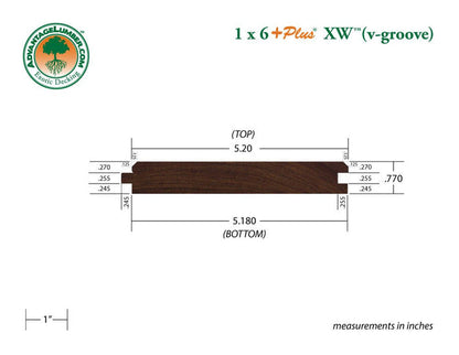 Ipe Wood 45° V-Groove - Advantage Lumber