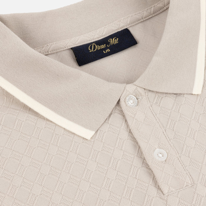 Jacquard LS Polo