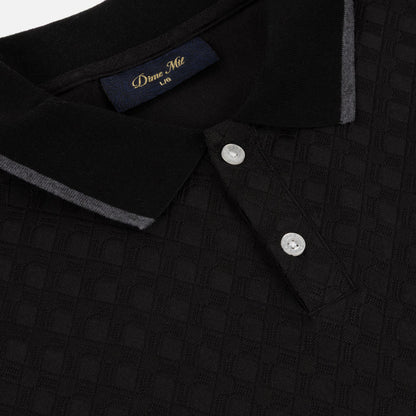 Jacquard LS Polo