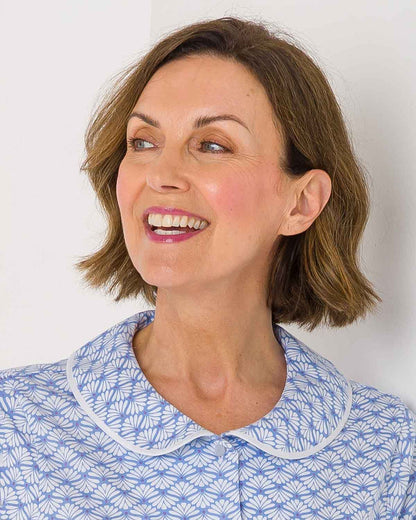 Jemma Patterned Long Sleeve Cotton Pyjamas - Image 2 - Country Collection