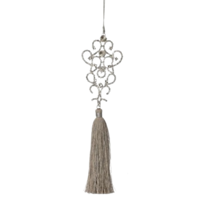 Jewel with Tassel Ornament
