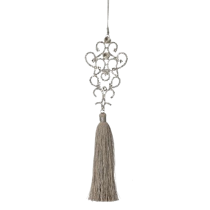 Jewel with Tassel Ornament