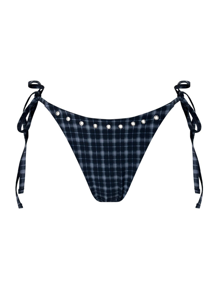 Joyce Bottom / Indigo Plaid