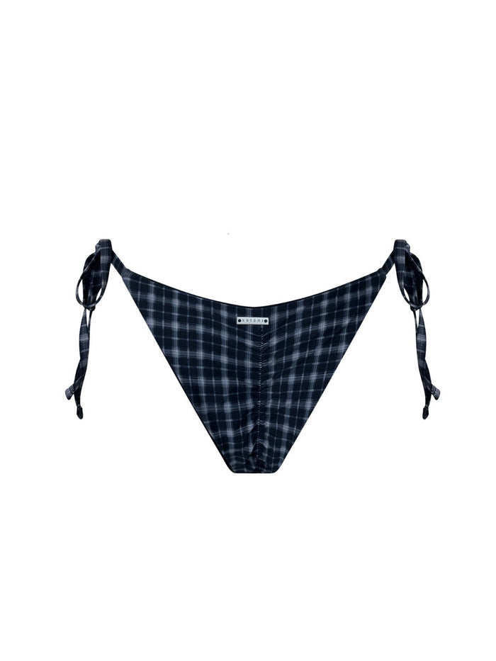Joyce Bottom / Indigo Plaid