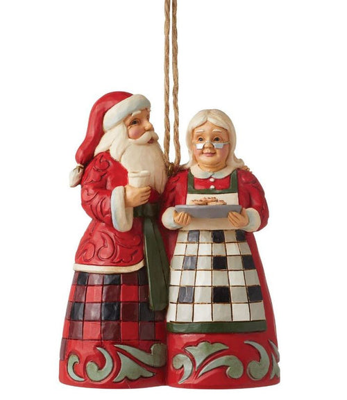 JS Santa and Mrs Claus Ornament