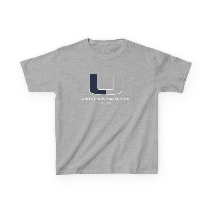 Kids Unity Christian School Tee - Heavy Cotton T-Shirt for School Spirit