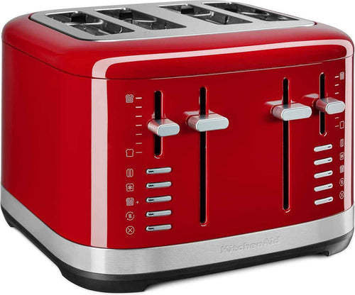 KitchenAid - Metal 4 Slice Empire Red Toaster - KMT4109ER