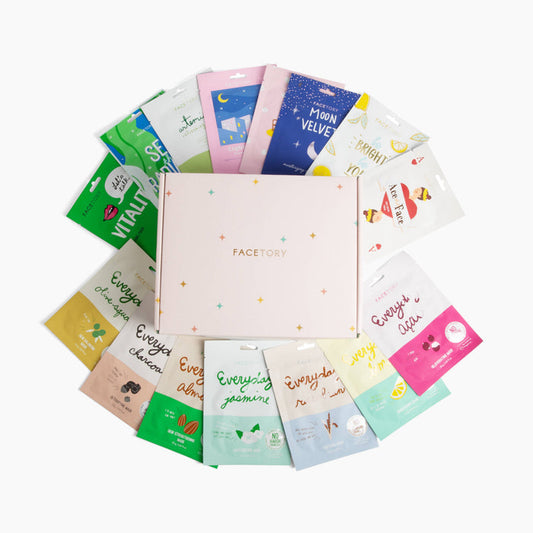 Korean Beauty - Mask Gift Set - Just Keep Glowing -Set of 15