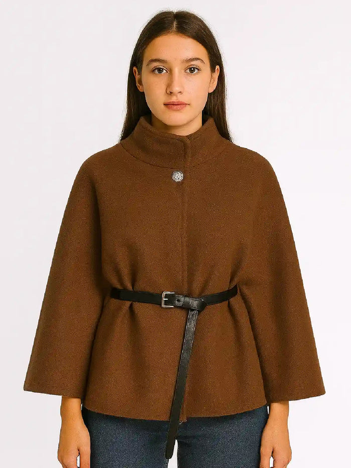 Ladies Italian Belted Cape 🇬🇧