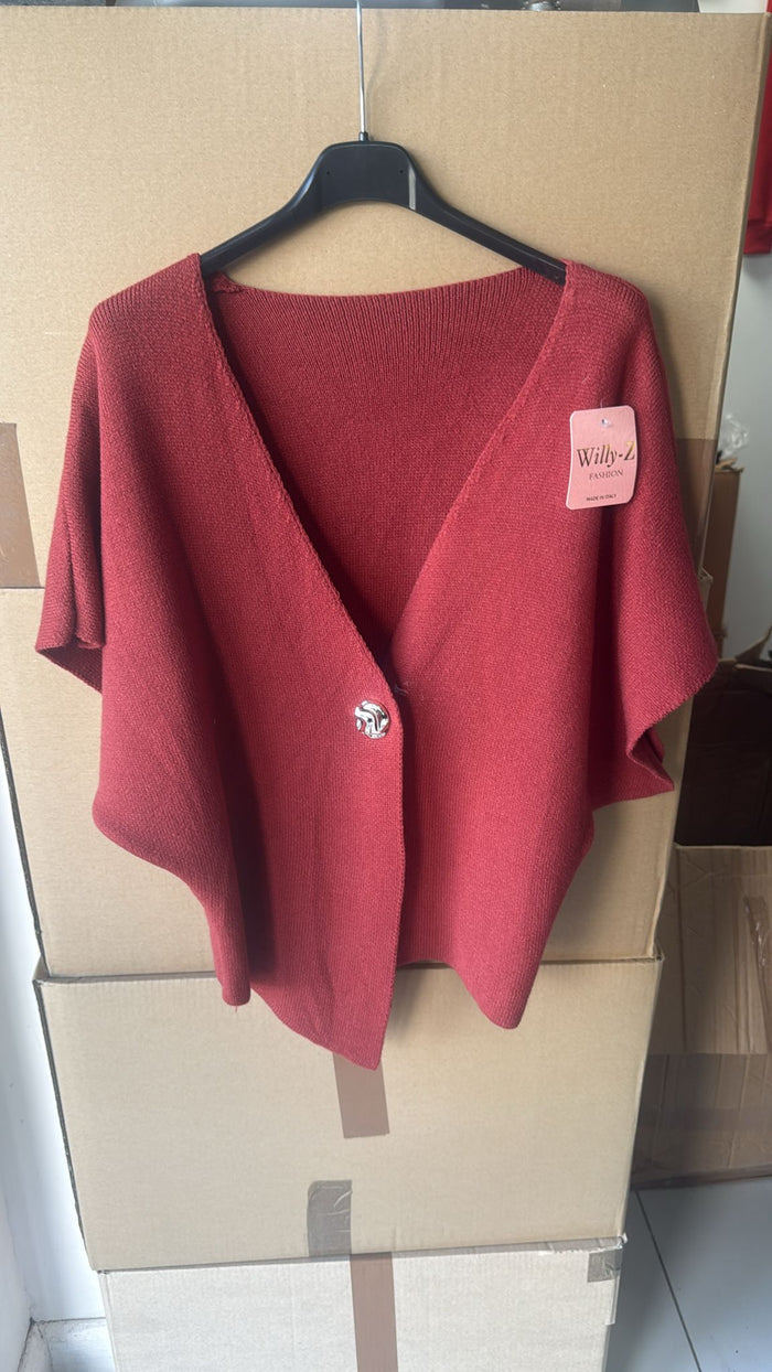Ladies One Button Knitted Top 🇬🇧