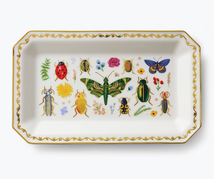 Large Porcelain Catchall Tray-Curio