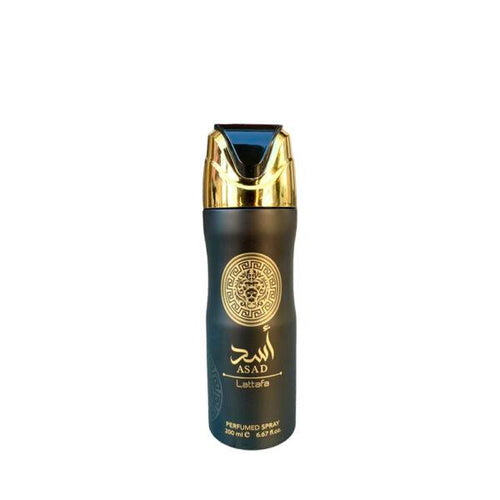 Lattafa Asad Unisex Scented Fragrance Body Spray with Vanilla Aroma, 200ML