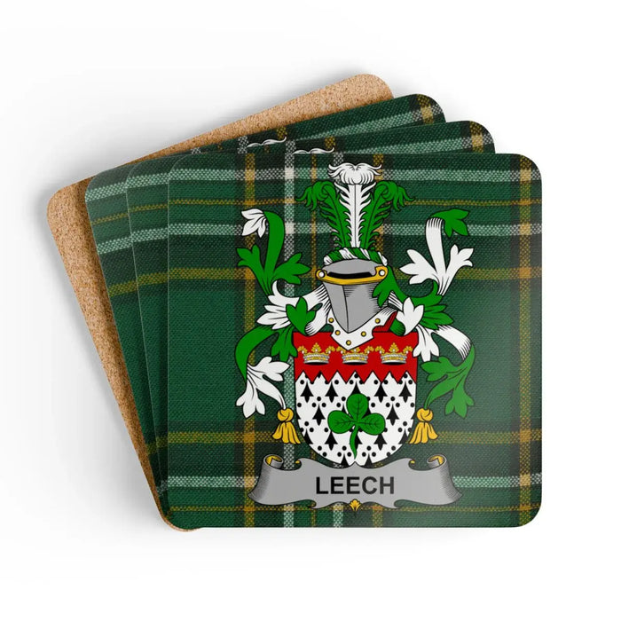 Family Crest Coasters Personalized Decorative