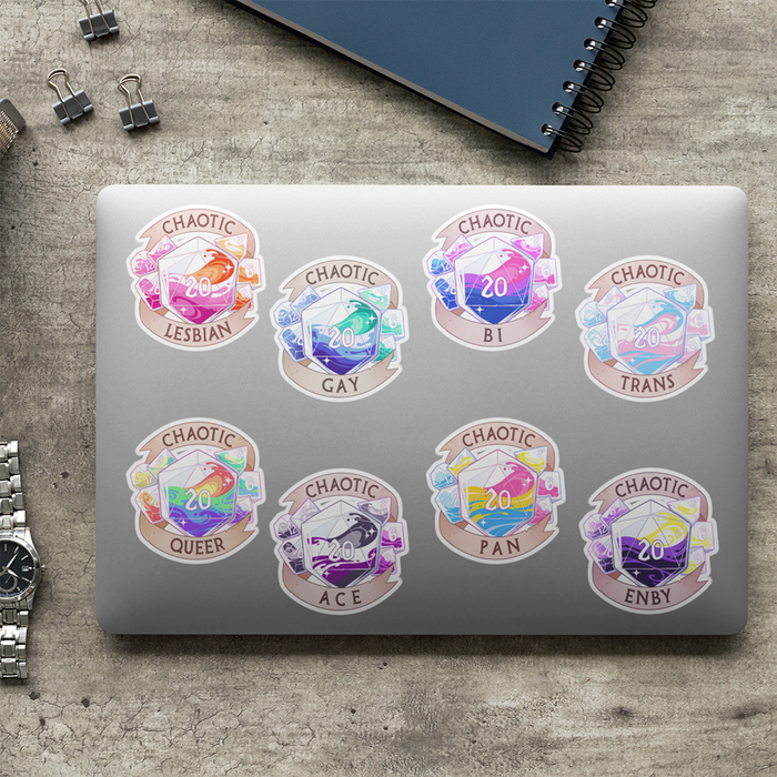 LGBT RPG Sticker Sheet