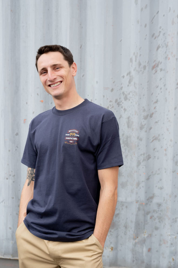 Men's Liberty Mark Short Sleeve Standard T-Shirt in the color Navy - Men's Lifestyle image