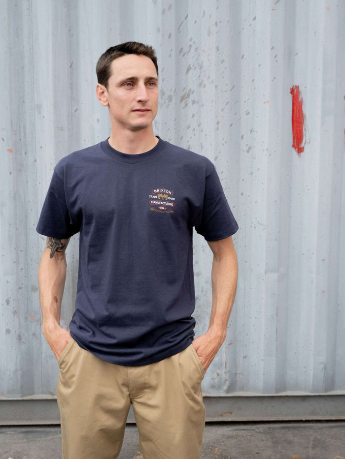 Men's Liberty Mark Short Sleeve Standard T-Shirt in the color Navy - Men's Lifestyle image
