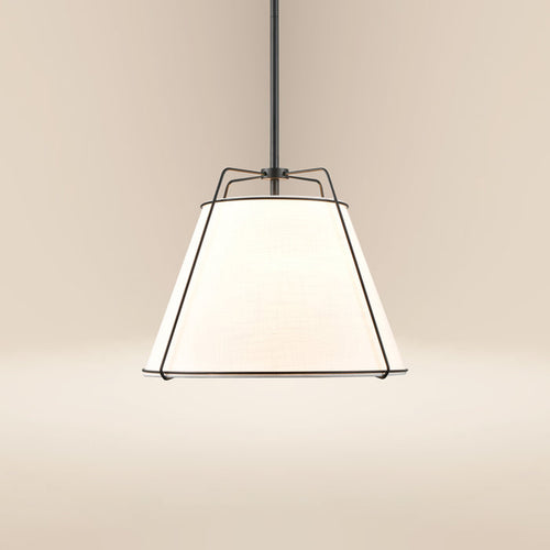 Lise 15" Chandelier | Black/White