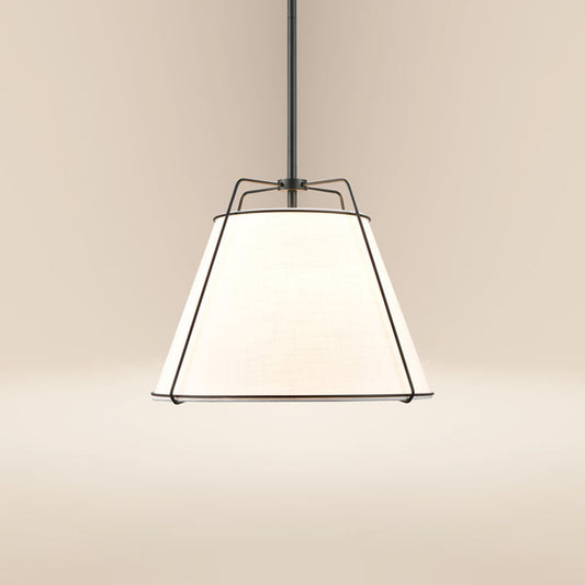 Lise 15" Chandelier | Black/White
