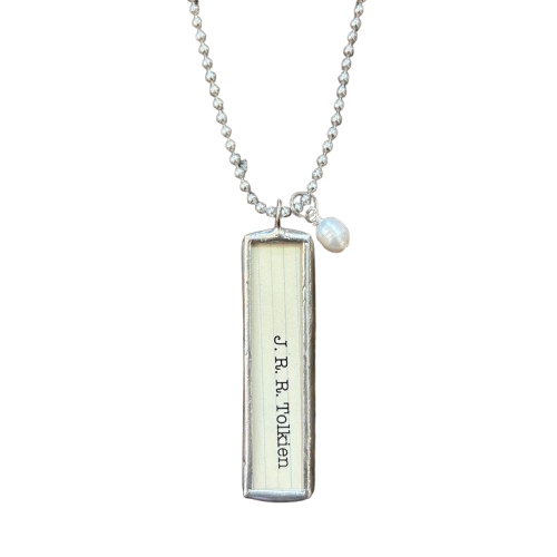 Literary Quote Necklace - A New Day