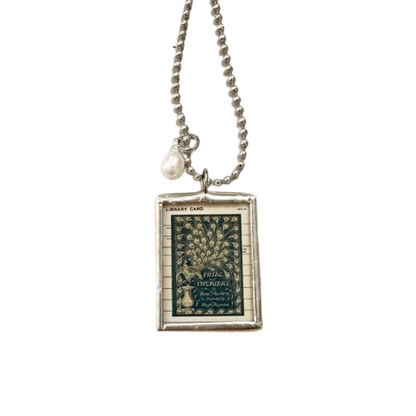 Literary Quote Necklace - Pride and Prejudice