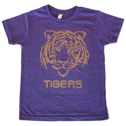 Little Black Tutu Dotted Tiger Toddler Tee, 2T