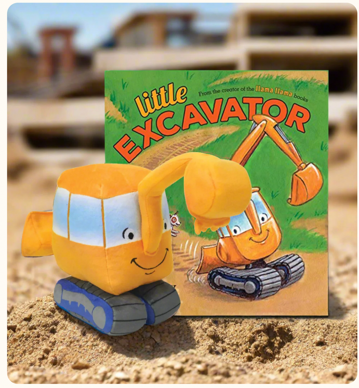 Little Excavator - Book + Plush Set